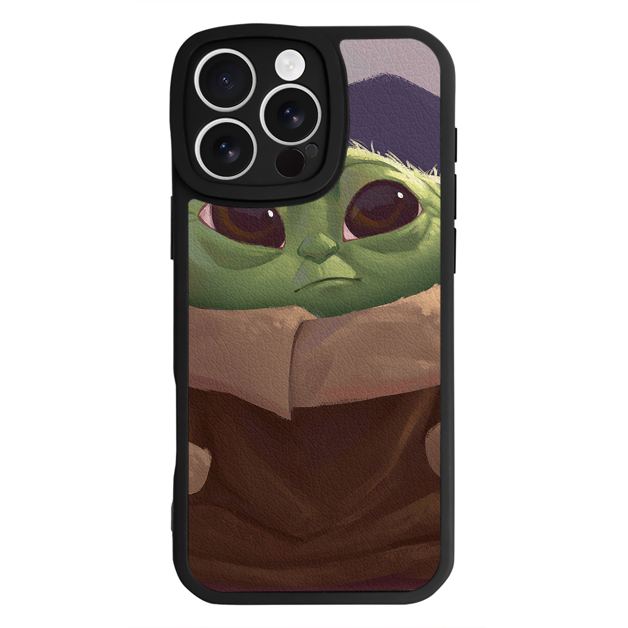 （画像用） スター・ウォーズ Star Wars 【iPhone 16シリーズ対応】シリコンスマホケース（レザー調） 材質：シリコン